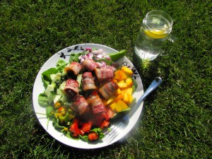 Eat outside as often as you can. Food just tastes better outside.